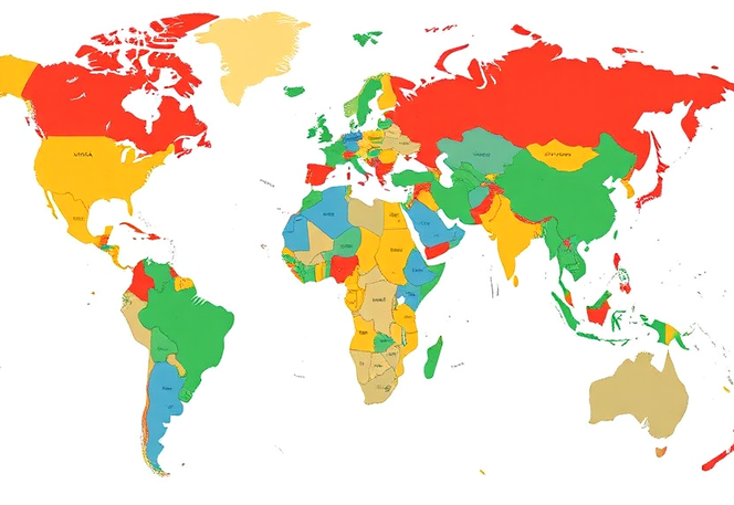 Map of the world