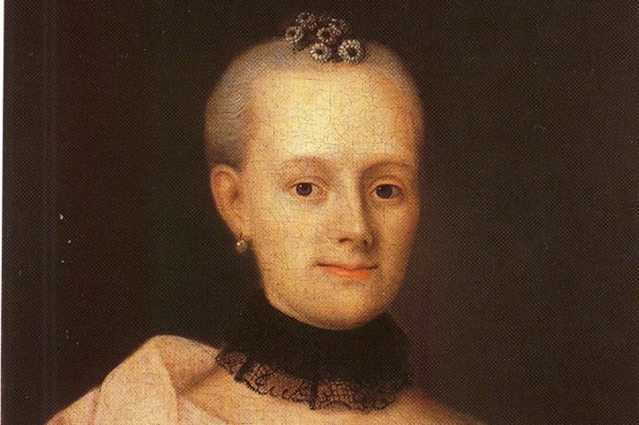 Portrait of Sophie von La Roche, German novelist and early advocate for women's education and independence.