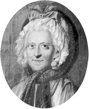 Portrait of Sophie von La Roche, pioneering German female novelist and advocate for women's voices in literature.