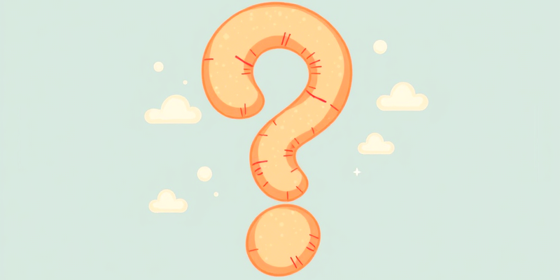 Illustration of an umbilical cord shaped like a question mark, symbolizing inquiry into delayed cord clamping.